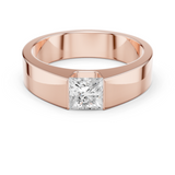 Gold Men's Ring GGR-0013, Rose Gold
