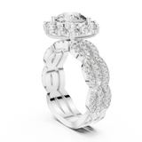Gold Pendant 9-10018L_34, White Gold, view 1