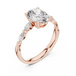 Gold Ring 00001L (35), Rose Gold, view 2