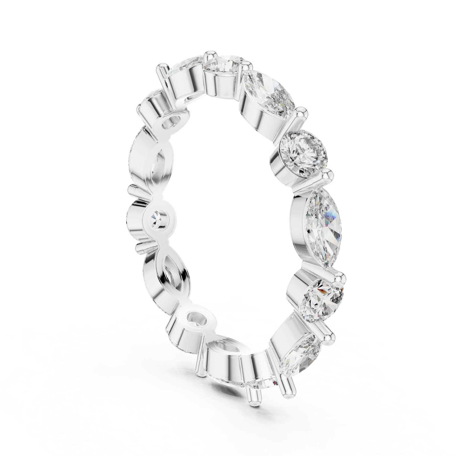 Gold Ring DDLR-242, White Gold