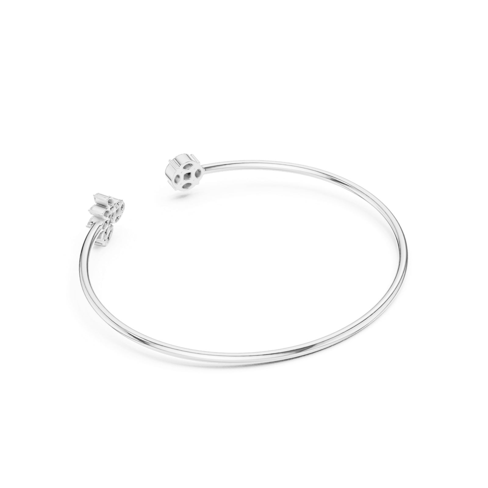 Gold Bracelet SBWB (15), White Gold, view 2