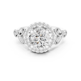 Gold Ring DDLR-408, White Gold, view 4