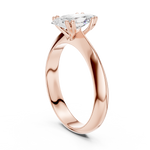 Gold Jewelry L36-8, Marquise center stone, Rose Gold, view 1