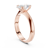 Gold Jewelry L36-8, Marquise center stone, Rose Gold, view 1