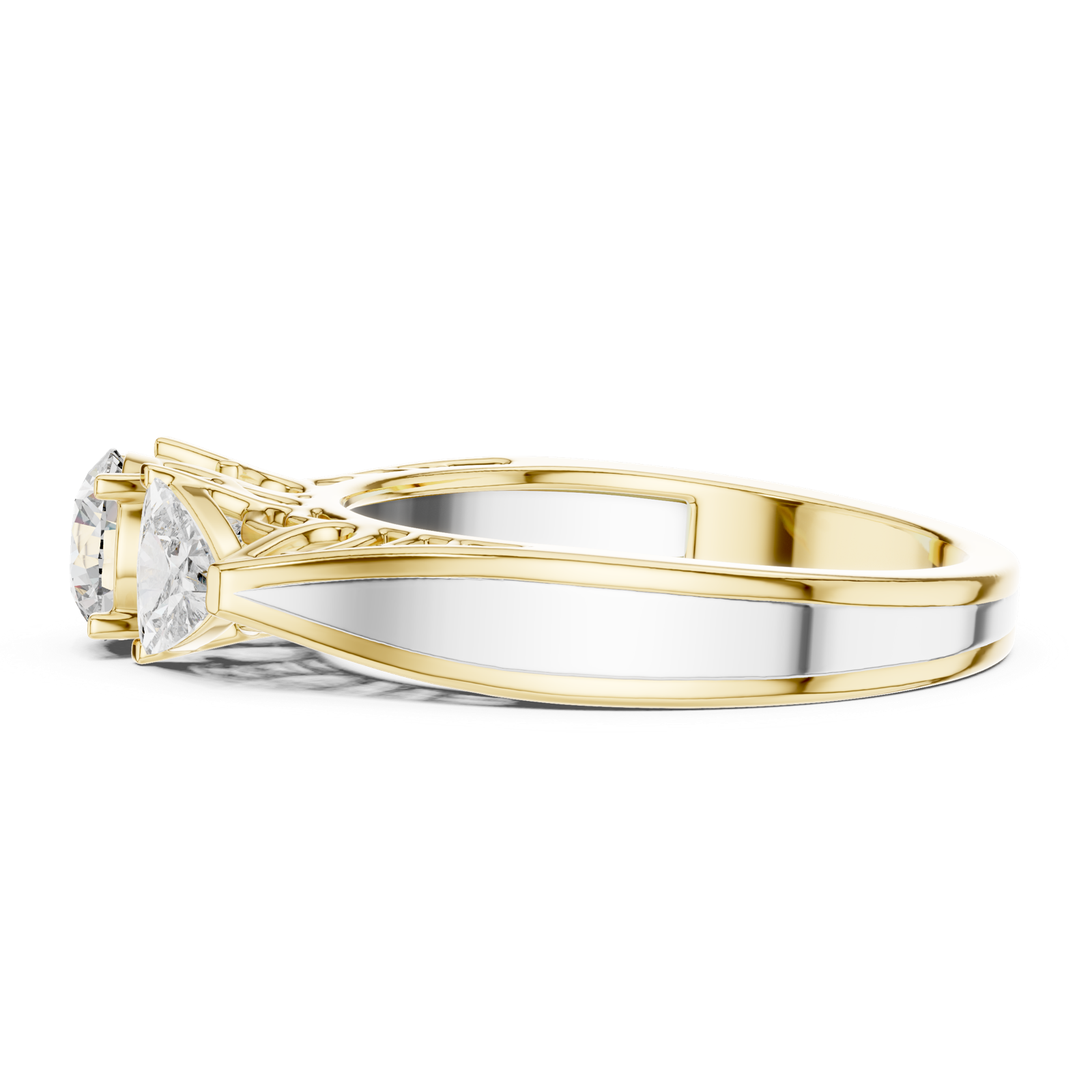 Gold Ring LR-0029, Yellow Gold, view 3