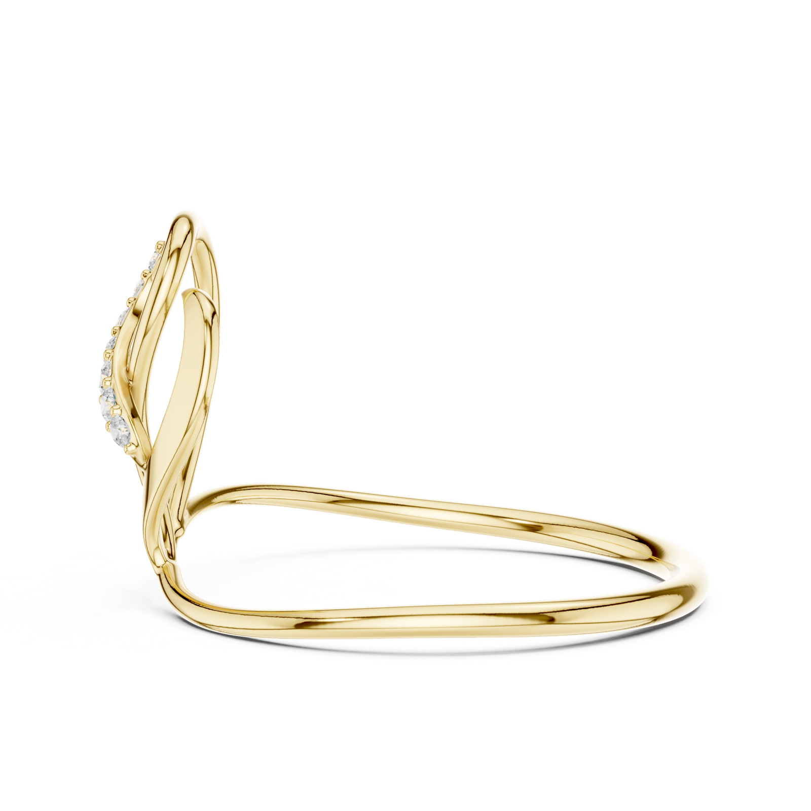 Gold Ring 1 (129), Yellow Gold, view 3