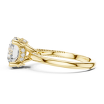 Gold Ring DDLR-175, Yellow Gold, view 3