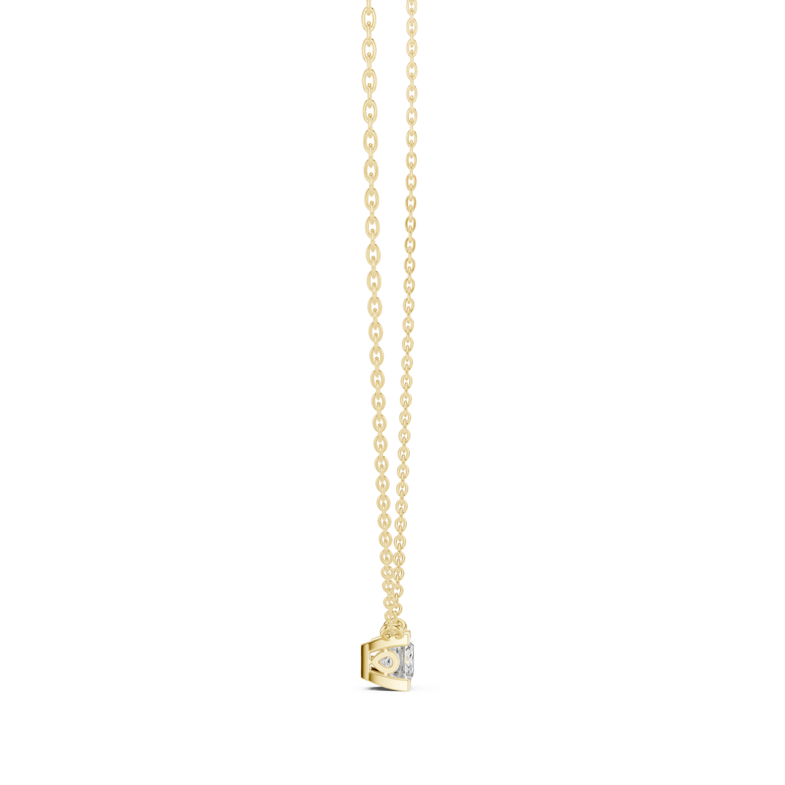 Gold Pendant GPD-0057, Yellow Gold, view 3
