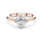 Gold Ring DDLR-482, Rose Gold, view 4
