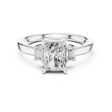 Gold Ring DDLR-906, White Gold, view 4
