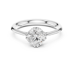 Gold Ring DDLR-552, White Gold, view 4