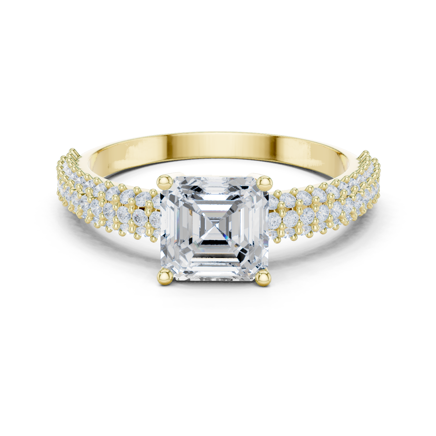 Gold Ring DDLR-1107, Yellow Gold