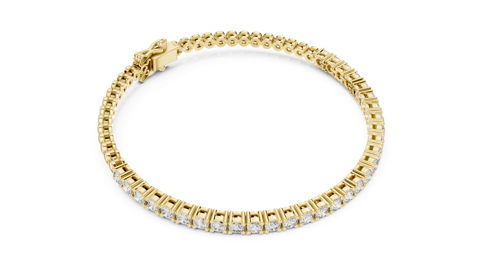 Gold Bracelet FBR0095-2.5-3, Yellow Gold, view 2