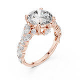 Gold Ring DDLR-058, Rose Gold, view 2