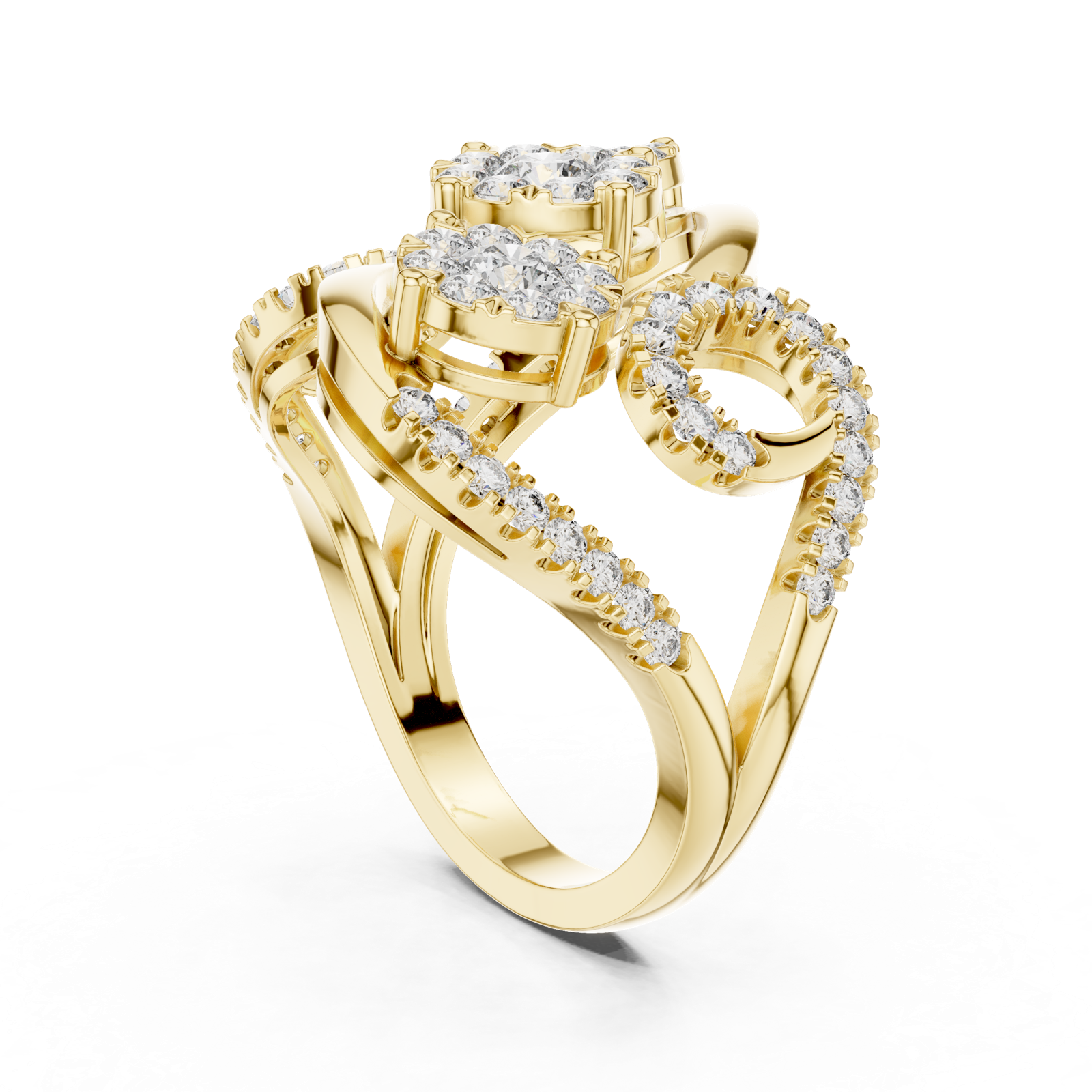 Gold Ring 19-120002L, Yellow Gold, view 1