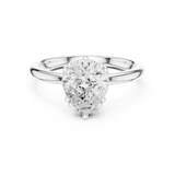 Gold Ring DDLR-928, White Gold, view 4