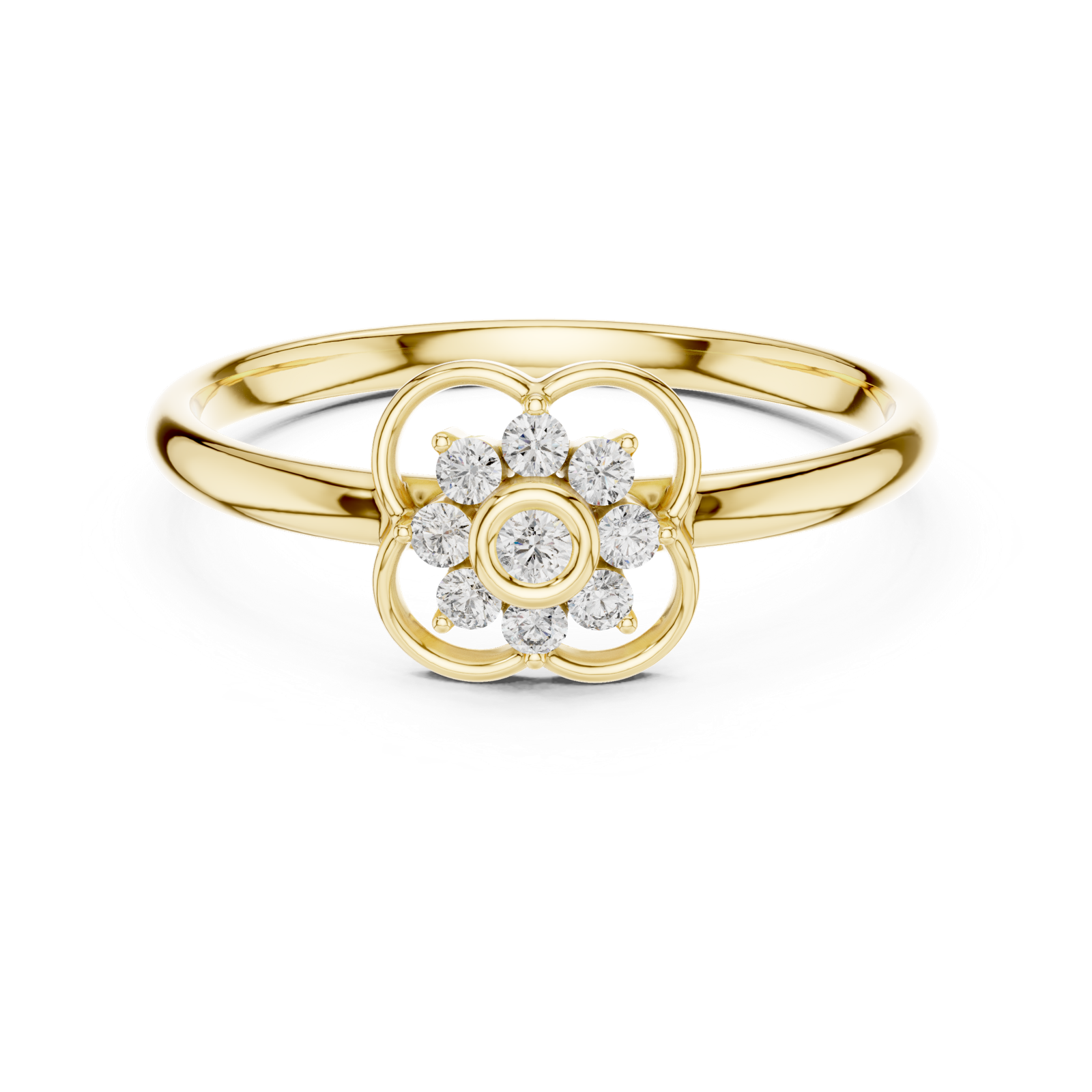 Gold Ring 1 (405), Yellow Gold, view 4