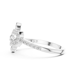 Gold Ring LR-01 (67), White Gold, view 3