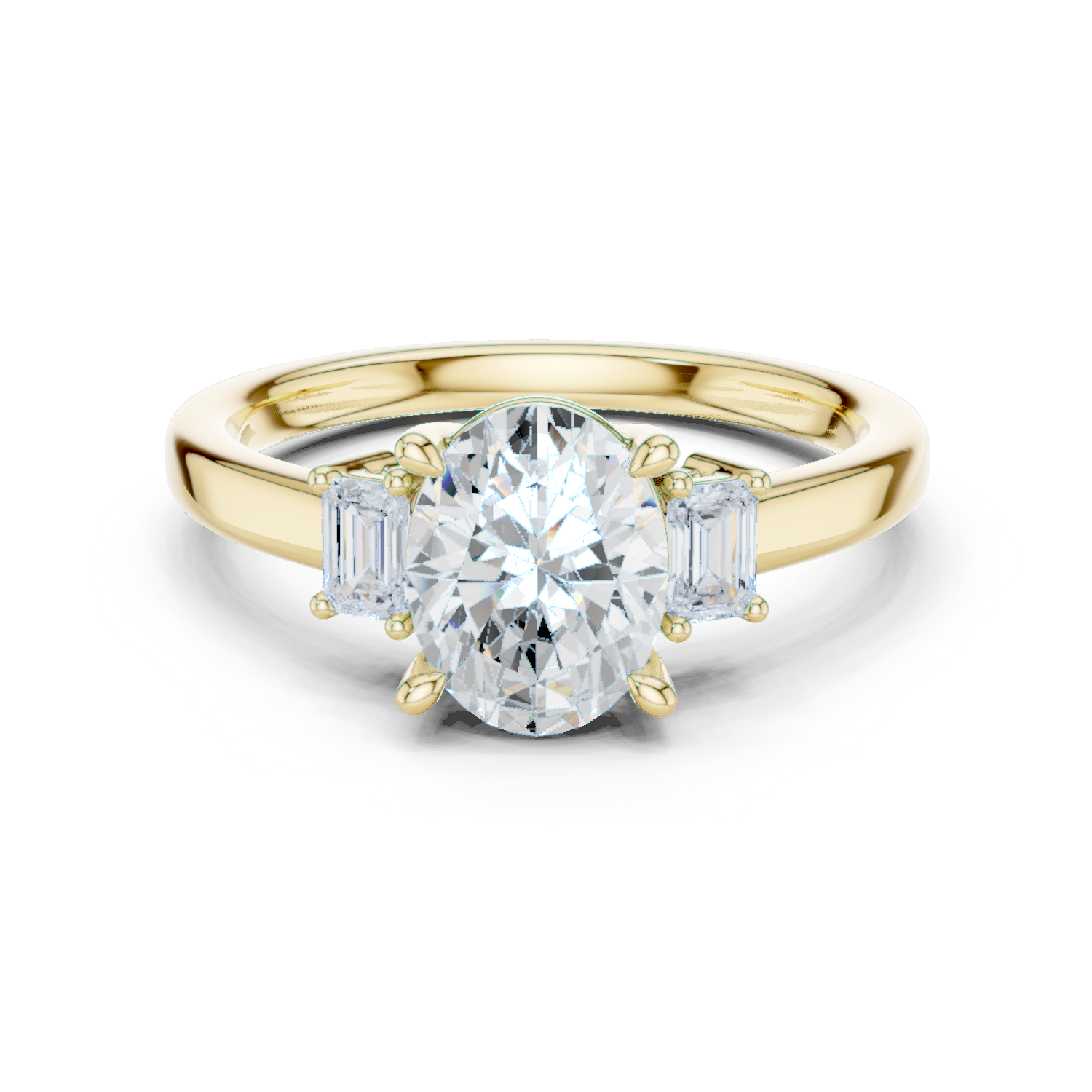 Gold Ring DDLR-869, Yellow Gold