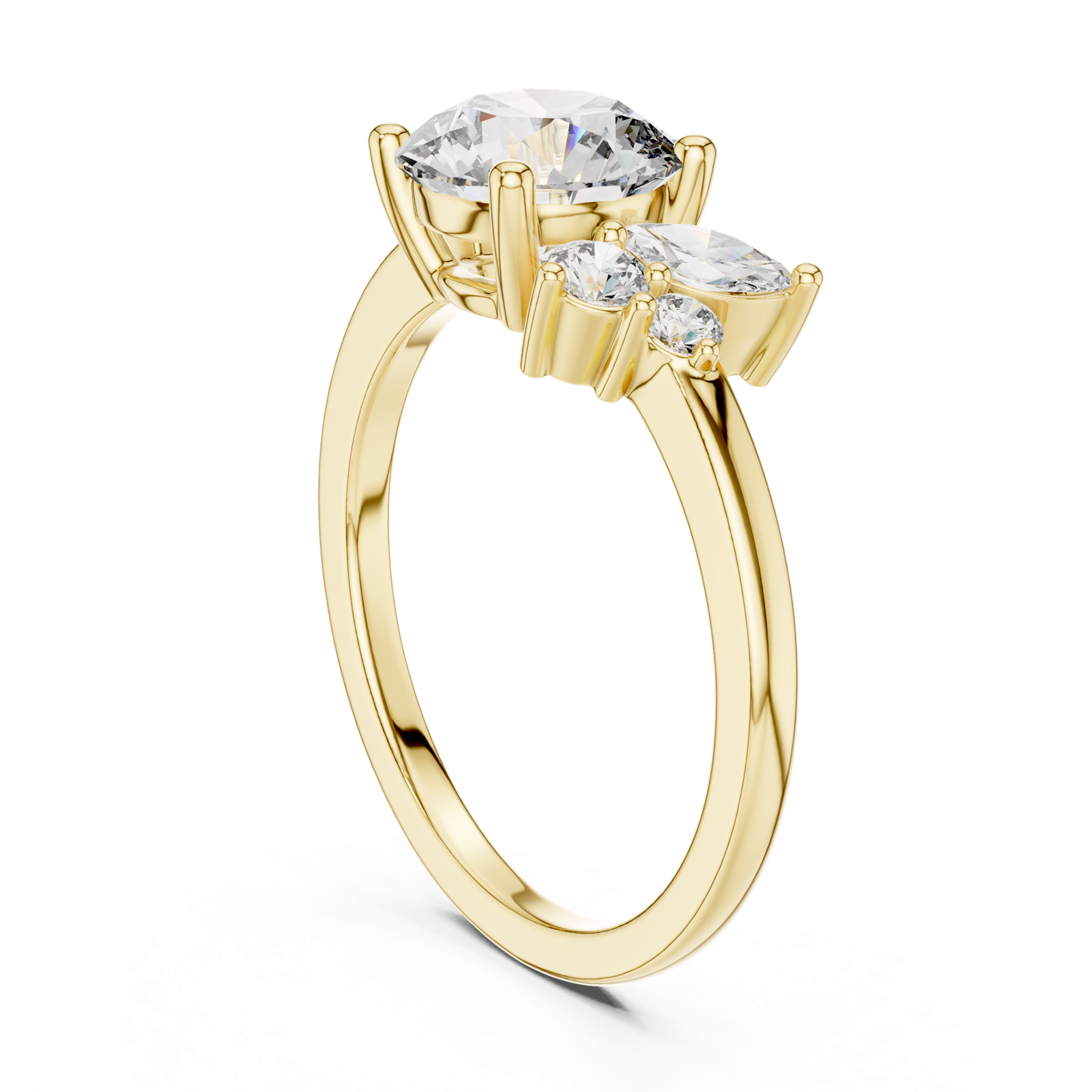 Gold Ring DDLR-153, Yellow Gold