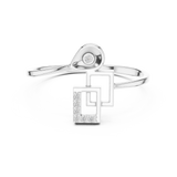Gold Ring 1 (156), White Gold, view 4