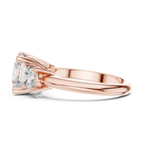 Gold Ring DDLR-042, Rose Gold, view 3