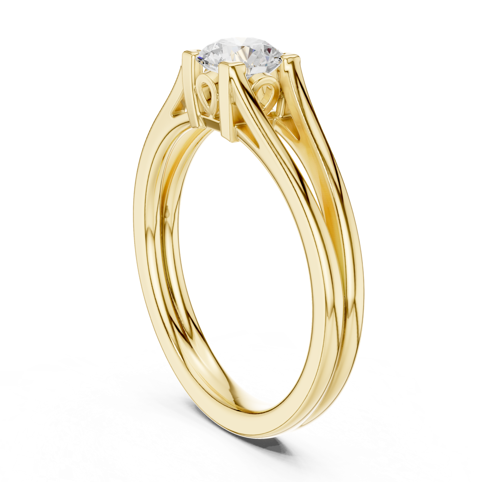 Gold Ring DDLR-545, Yellow Gold