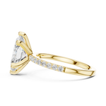 Gold Ring DDLR-887, Yellow Gold, view 3