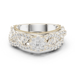 Gold Ring 19-120009L, White Gold