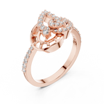Gold Ring LR-01 (74), Rose Gold, view 2