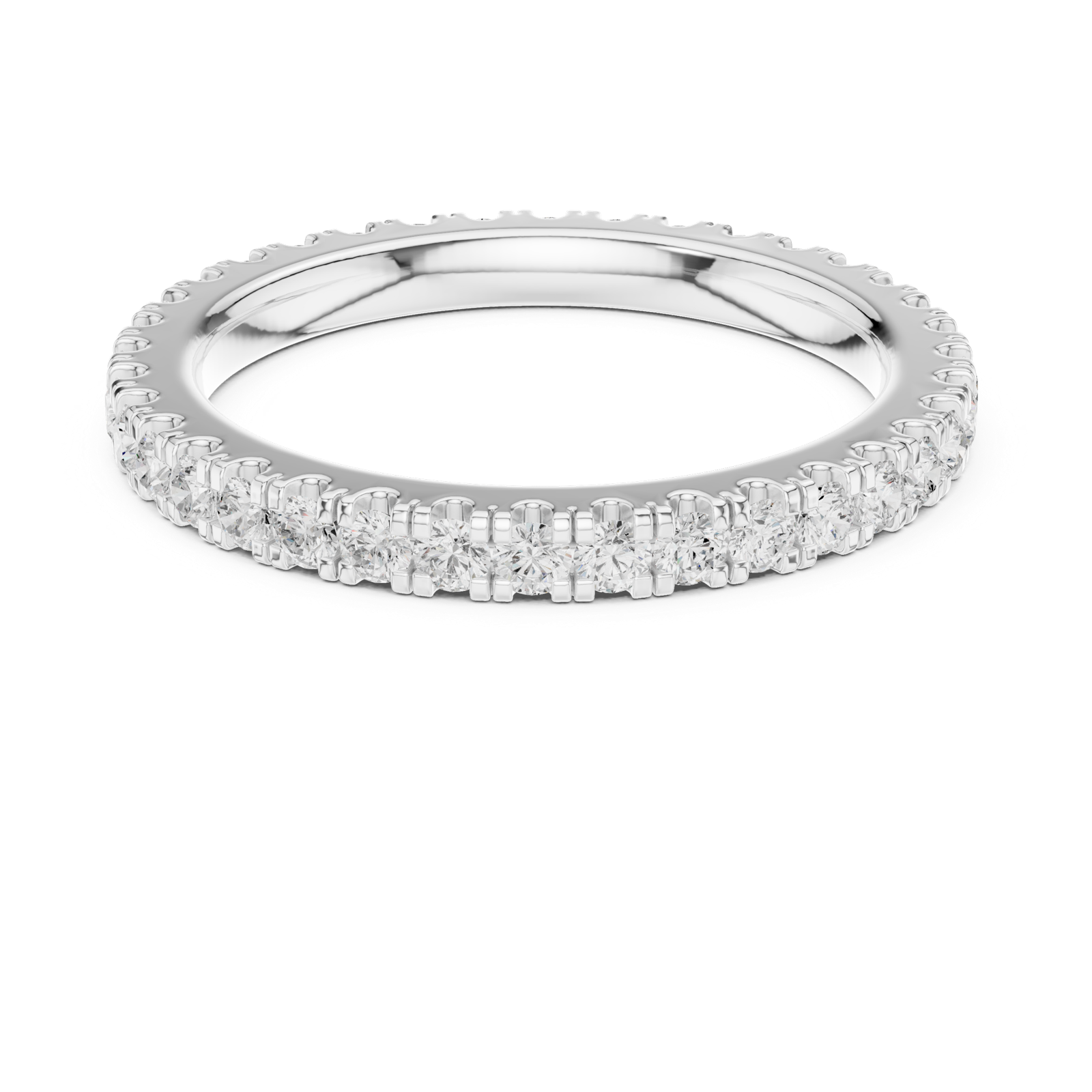 Gold Ring DDLR-604, White Gold, view 4