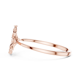 Gold Ring 1 (113), Rose Gold, view 3
