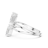 Gold Ring DDLR-519, White Gold, view 3