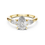 Gold Ring DDLR-035, Yellow Gold, view 4