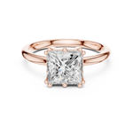 Gold Ring DDLR-929, Rose Gold, view 4