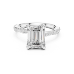 Gold Ring DDLR-898, White Gold, view 4