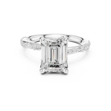 Gold Ring DDLR-898, White Gold, view 4