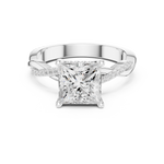 Gold Ring DDLR-883, White Gold, view 4