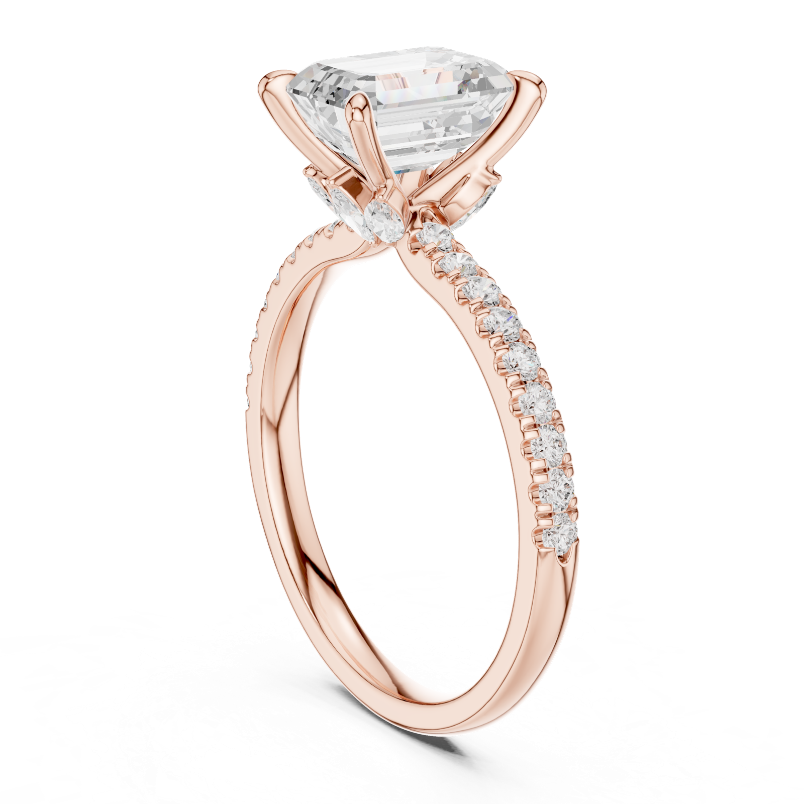 Gold Ring DDLR-1011, Rose Gold