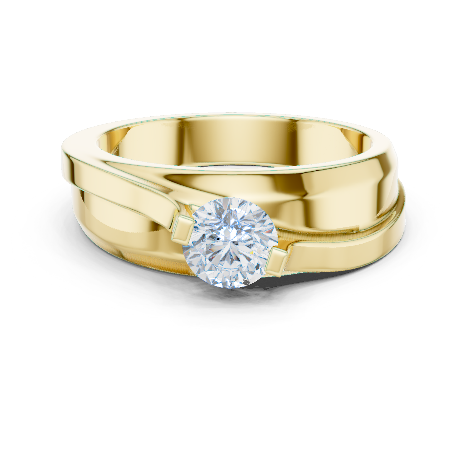 Gold Men's Ring GGR-0030, Yellow Gold