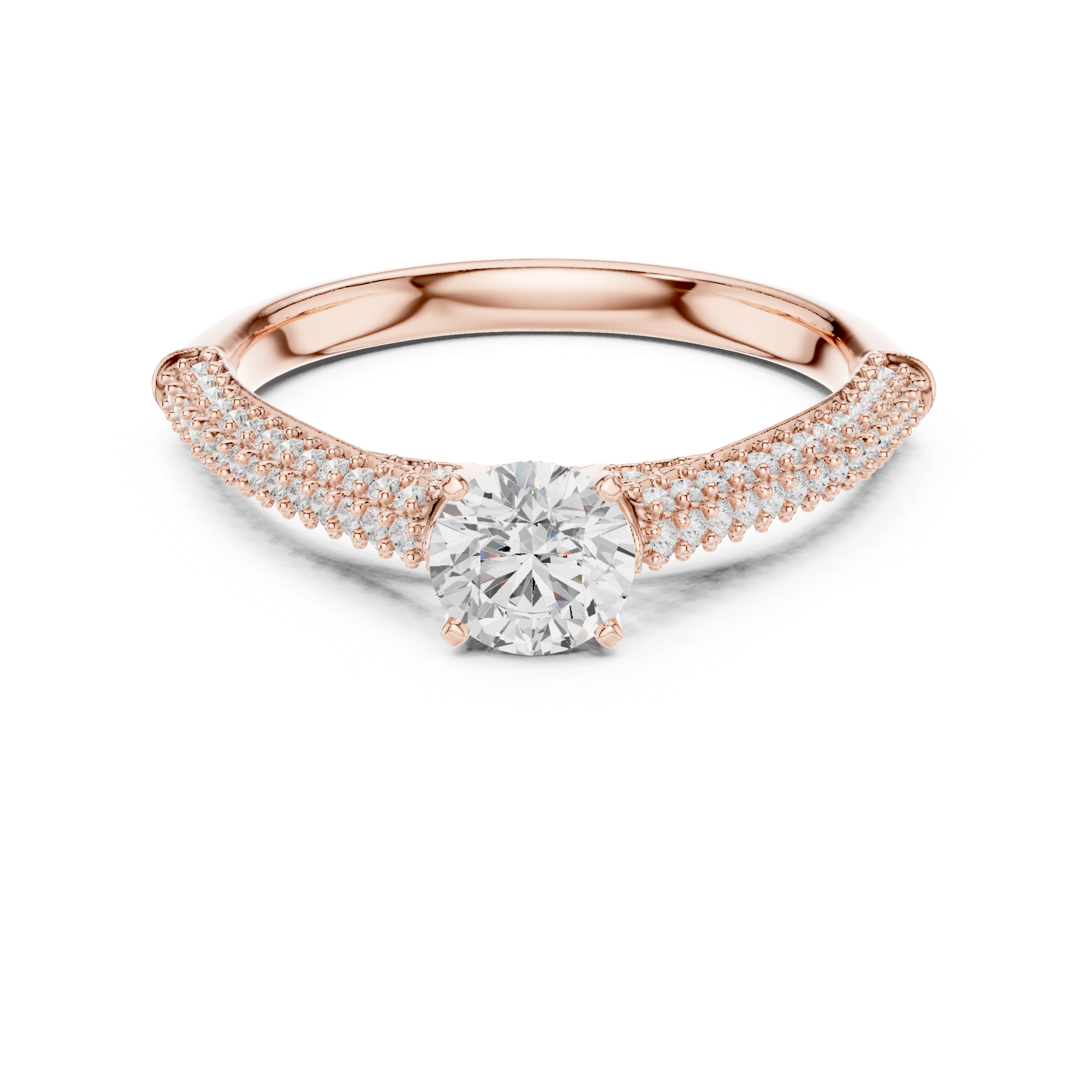 Gold Ring LR-0317, Rose Gold
