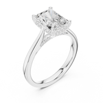 Gold Ring DDLR-990, White Gold, view 2