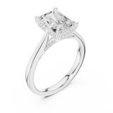 Gold Ring DDLR-990, White Gold, view 2