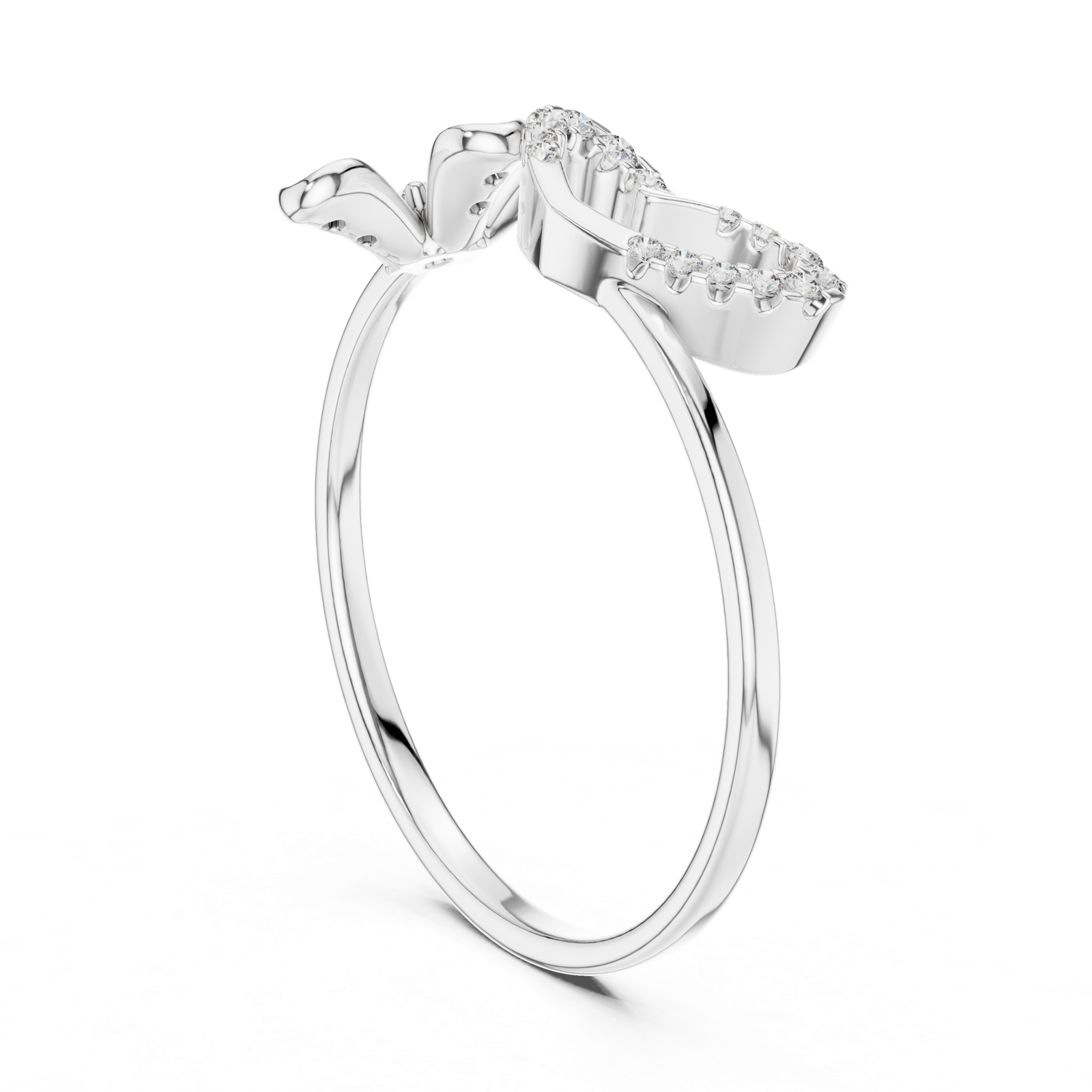 Gold Ring 1 (242), White Gold, view 1