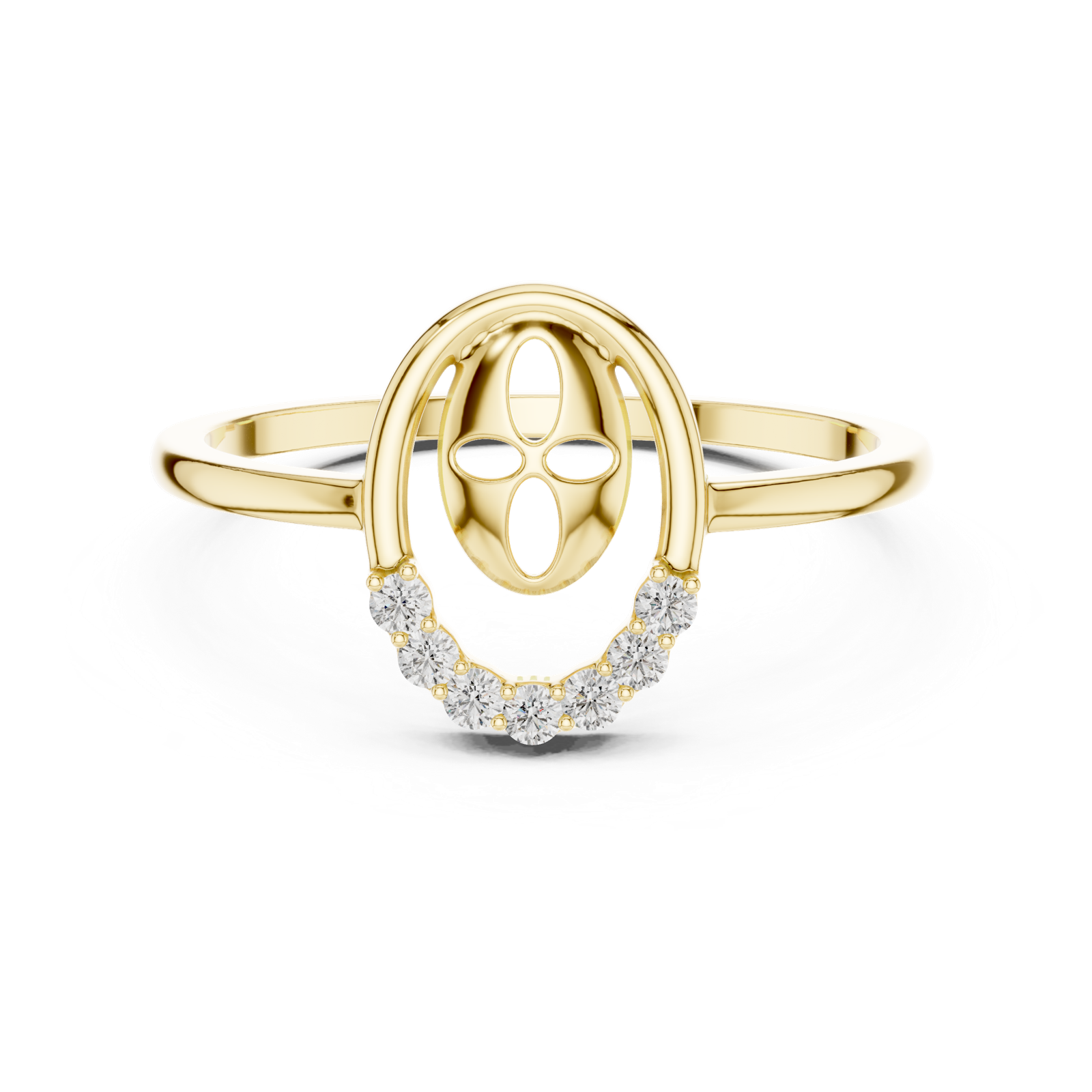Gold Ring DR-6221, Yellow Gold