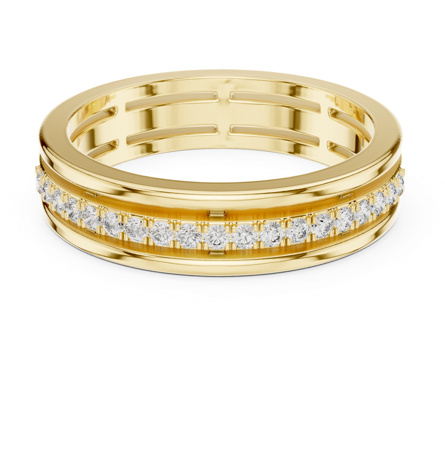 Gold Ring ALR-1, Yellow Gold, view 4