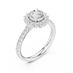 Gold Ring DDLR-674, White Gold, view 2