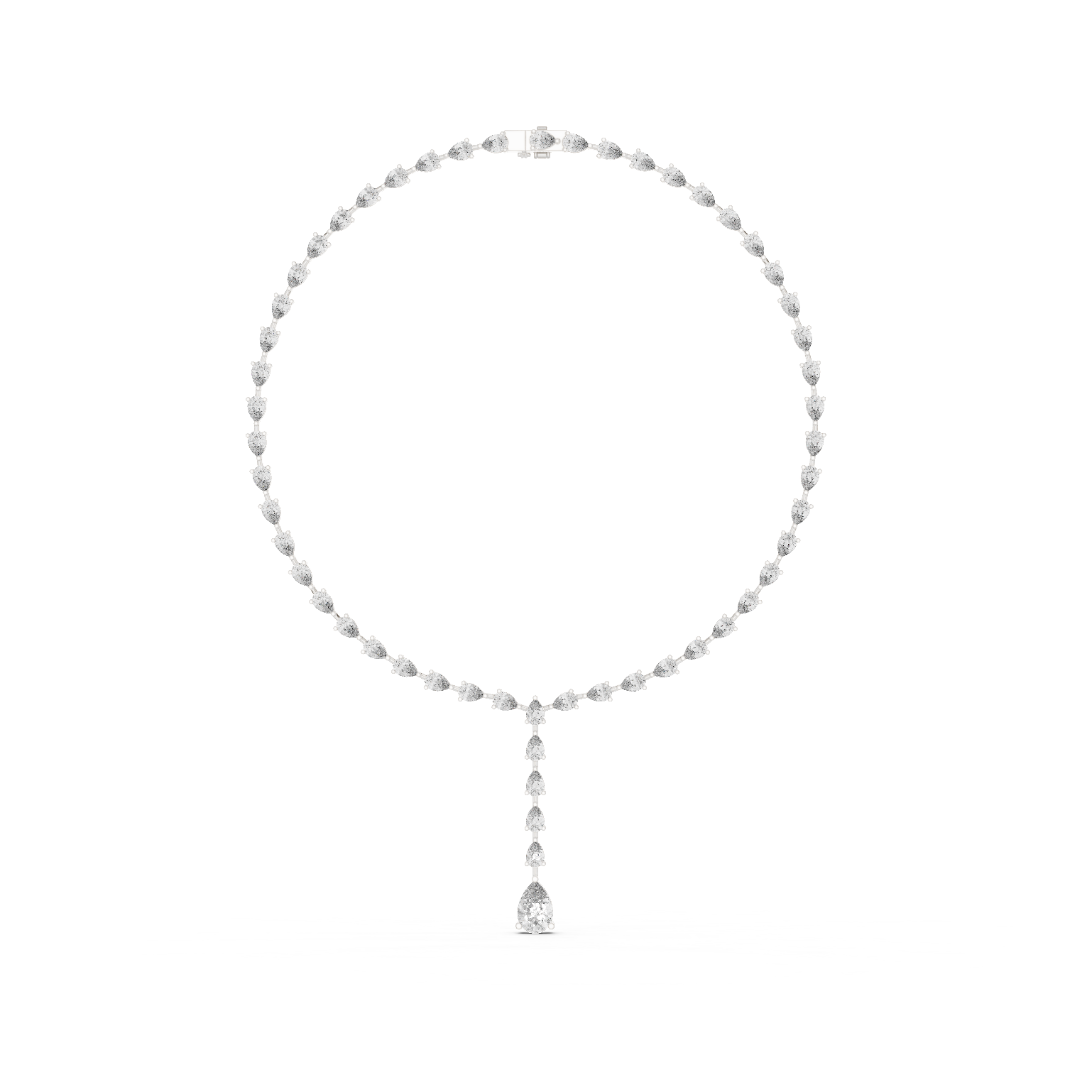 Gold Necklace GNK-0017, White Gold