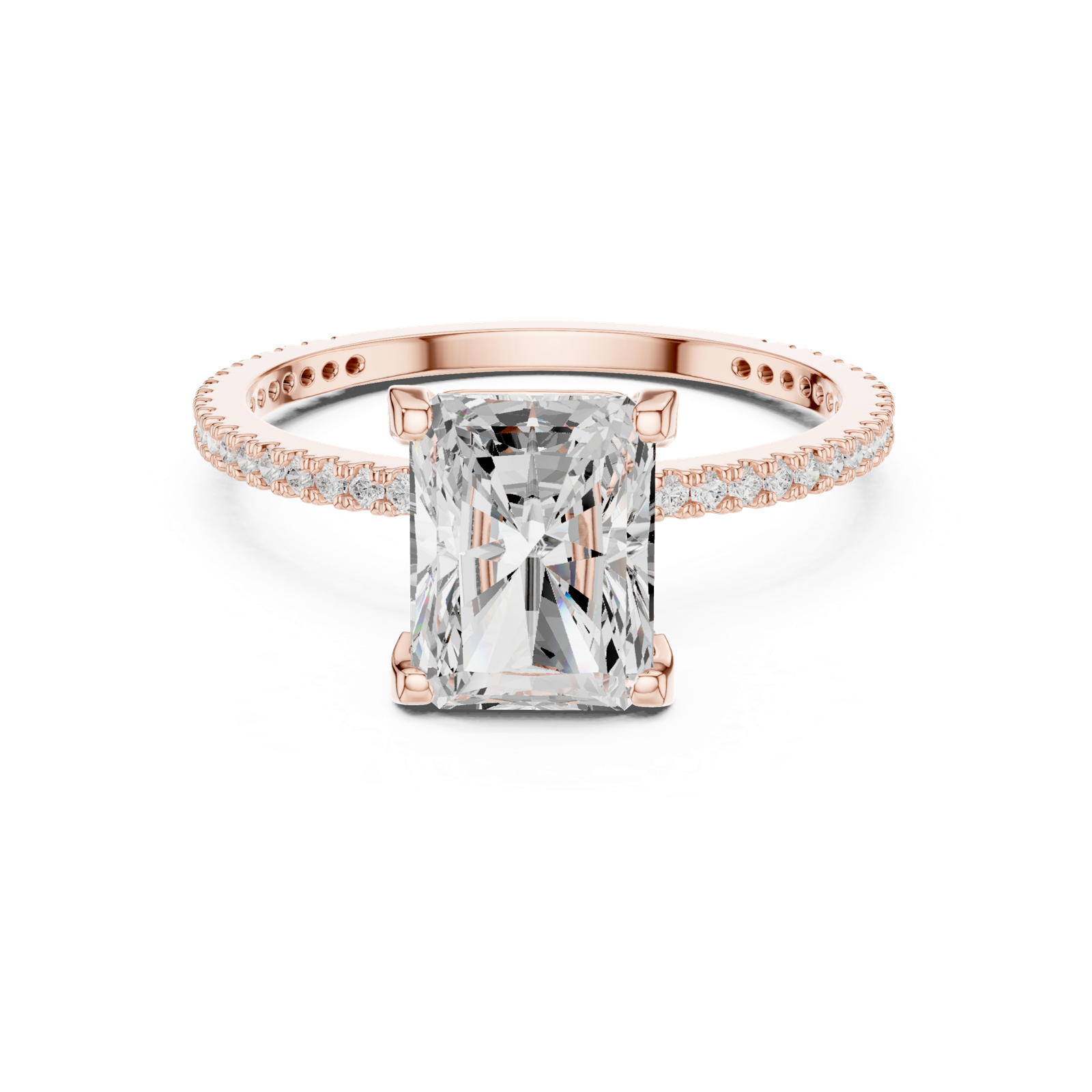Gold Ring SBWR(68), Rose Gold, view 4