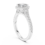 Gold Ring DDLR-908, White Gold, view 1